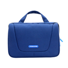 Blå afslappet lærred skulder taske håndtaske