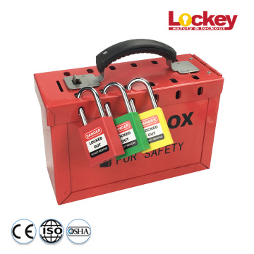 Station Protable en acier de sécurité Loto Padlock