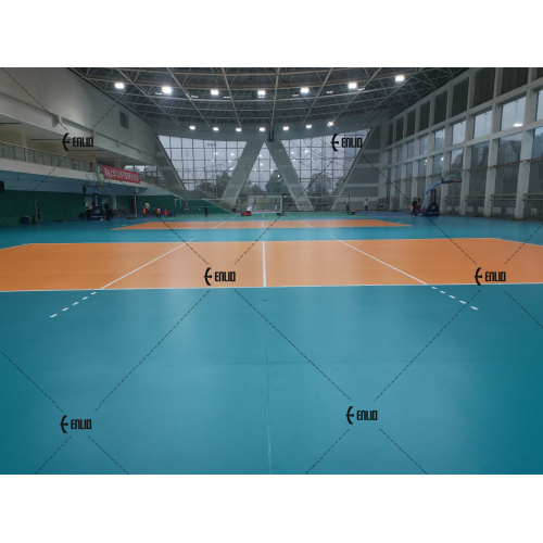 Fireproof Heavy Duty Synthetic PVC Vinyl Sport Flooring