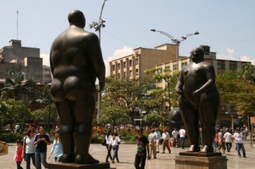 Bronze Adam and Eve Sculpture