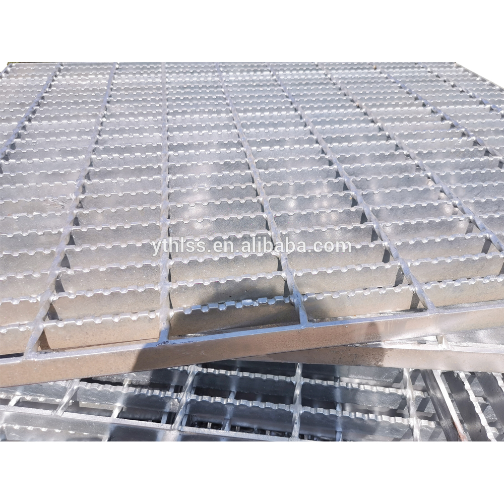 Hot dip galvanized trench cover plate 25*5 mm drainage metal grate