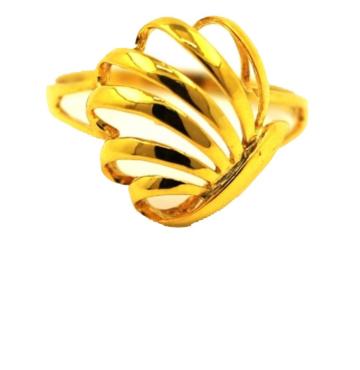 Shell Shaped Ring 18 K Gold