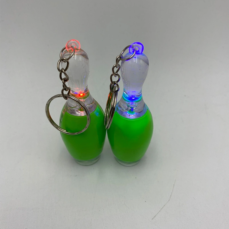 Bowling Ball Key Chain Lamp Flashlight