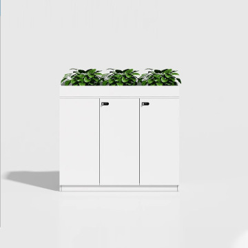 Office partition filing cabinet