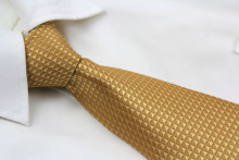 Solid Golden Necktie