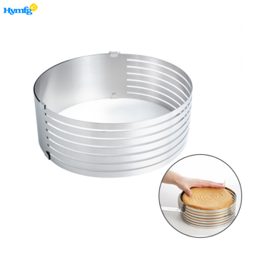 Adjustable Stainless Steel Cake Ring Cake Layer Slicer