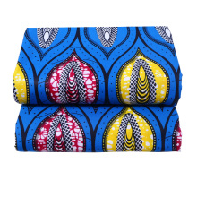 Candle wax in fabric dutch wax fabric