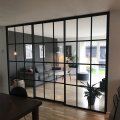 Black Aluminum Frame System Sliding Door Soundproof