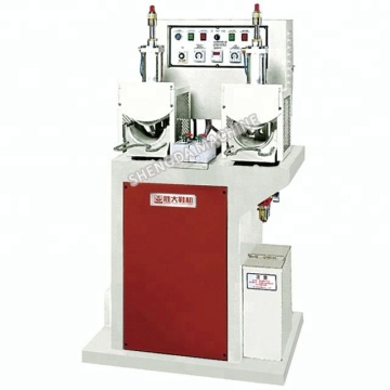 Hot melt toe cap steam softening press machine shoe face moulding machine