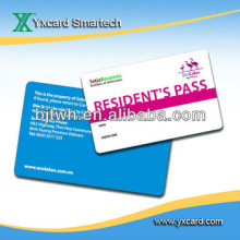 printable and writable rfid business card/rfid member card/rfid smart card