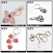 Fashion style custom shape keychain for decorated