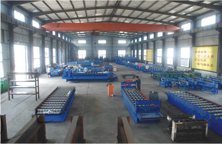 corrugated iron steel rolling machine