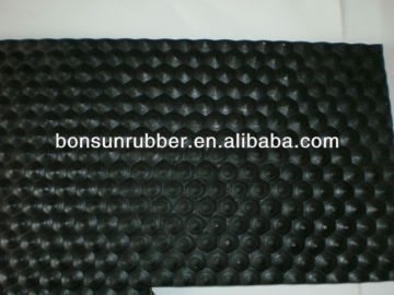 hammer design reinforced cloth insertion rubber stable mat