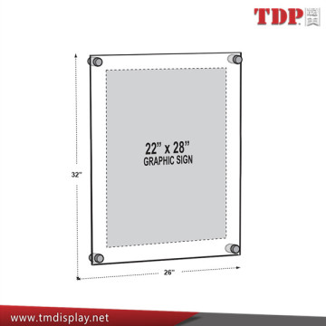 frameless clear acrylic poster frames