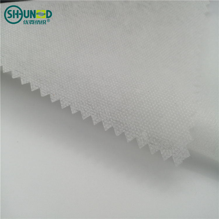 Newest 100% polyester high quality non-woven fusing fabric interlining