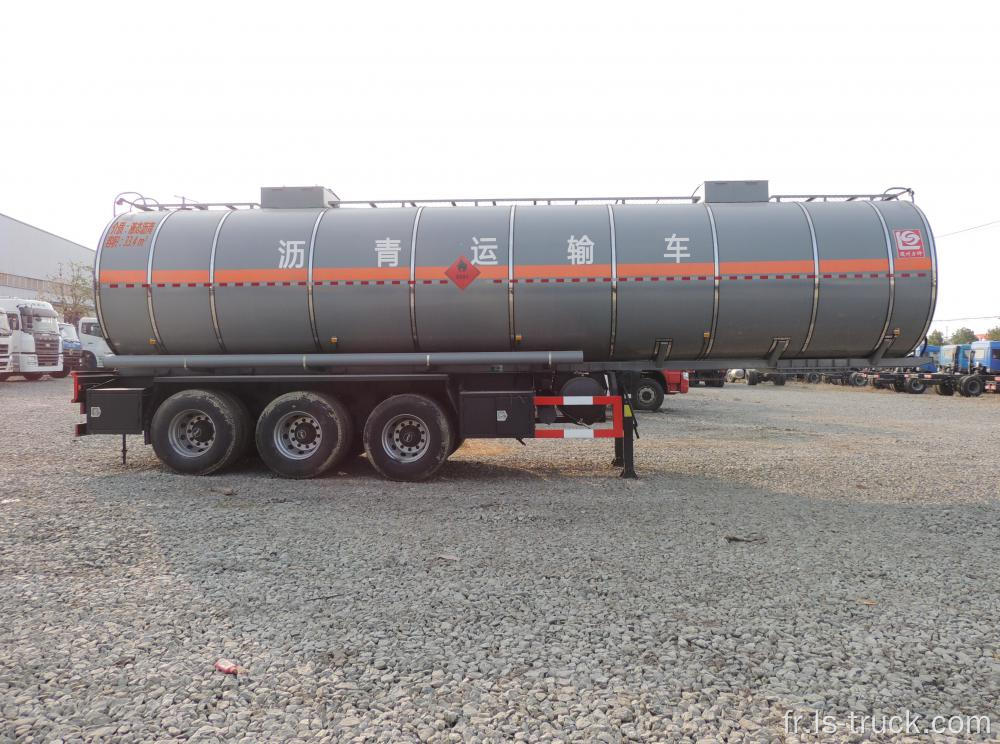 Semi-remorque à bitume liquide 30 Cbm Asphalt Tanker