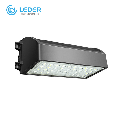مصباح جداري LED خارجي أسود من LEDER