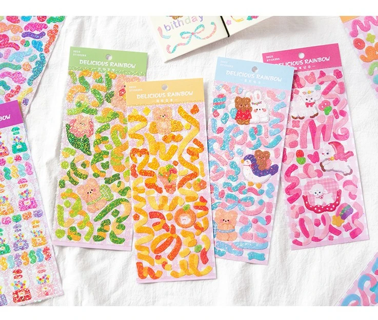 Shiny DIY Decorating Colorful Stickers