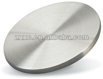 NiV alloy target 99.99% Nickle Vanadium sputtering target
