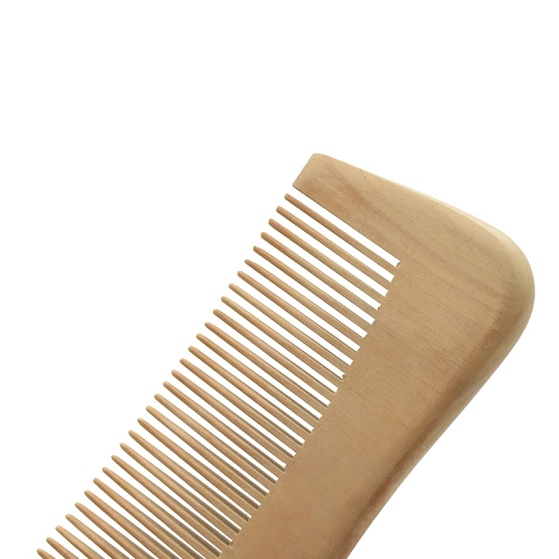 Private Label Wooden Comb Custom Men's Wooden Beard Shaping Tool