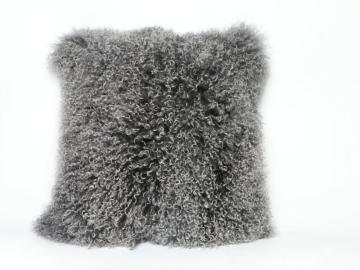 Long Hair Mongolian Lamb Skin Pillow