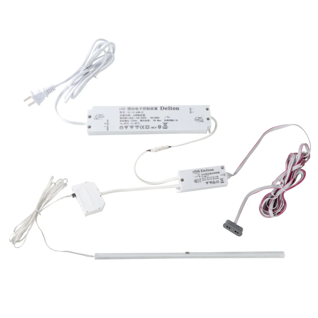 15W, 30W, 60W Infrared Sensor Controlling System for LED Cabinet Lighting