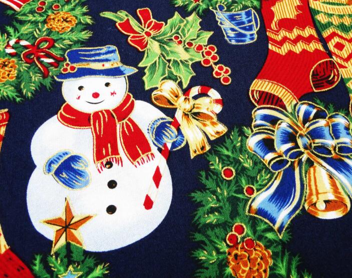 Cotton Christmas fabric