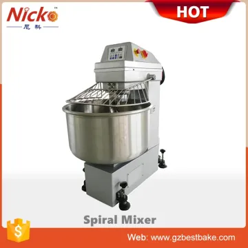 50kg 80kg Pizza Bread Dough Kneader Spiral Dough Flour Mixer Bread Dough Mixer