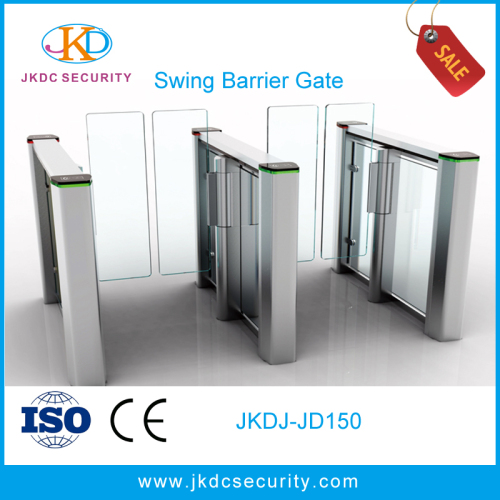 High speed luxurious swing barrier gate rfid swing turnstile access control system