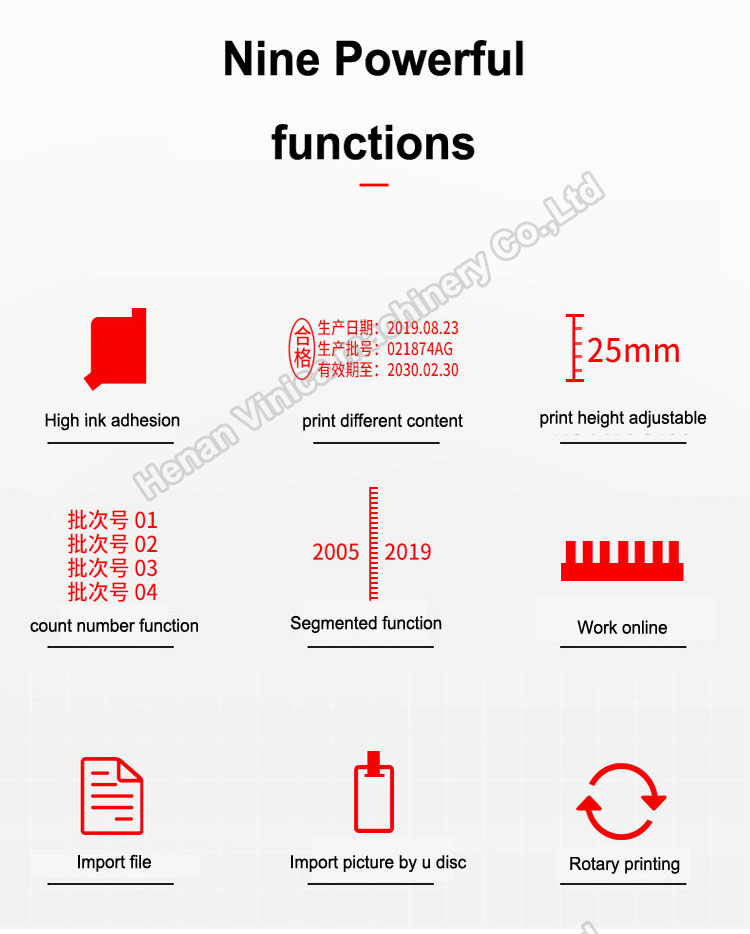 portable handheld smart date coder digital date thermal inkjet printer