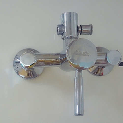 Chrome Plated Wall-mounted Rain Shower Mixer