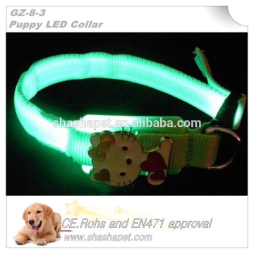 Puppy Led dog collar with Light dog collar