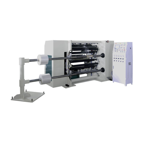 Automatic slitting and rewinding machine