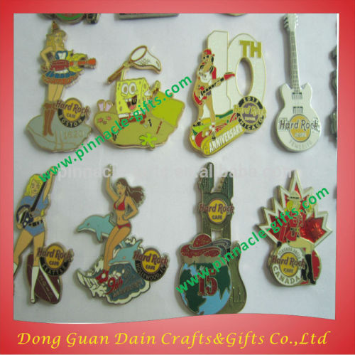 Customized Shape metal lapel pin with enamle