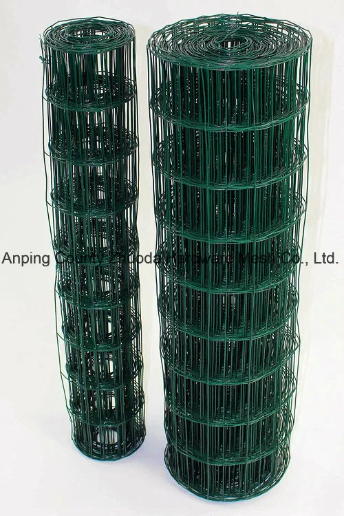 Green PVC Coated Steel Wire Mesh Fencing 120cm Garden Galvanised Fence