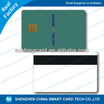 plastic pvc contact smart ic chip card