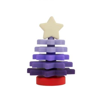 Silicone Nest STAR Stacker puzzle Baby Stacking Toy