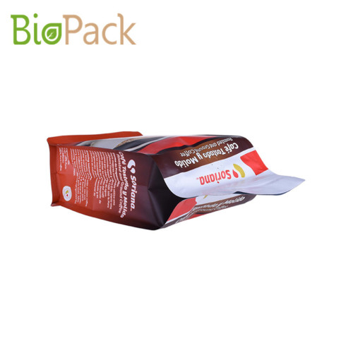 Flat Bottom Tea Bag with Zipper