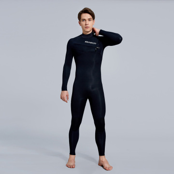 Dənizin mens 3/2 sinə zip buxarlayıcı wetsuit