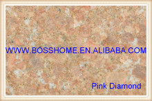 Factory Price Pink Diamond Granite floor tile, pink color wall tile