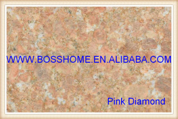 Factory Price Pink Diamond Granite floor tile, pink color wall tile