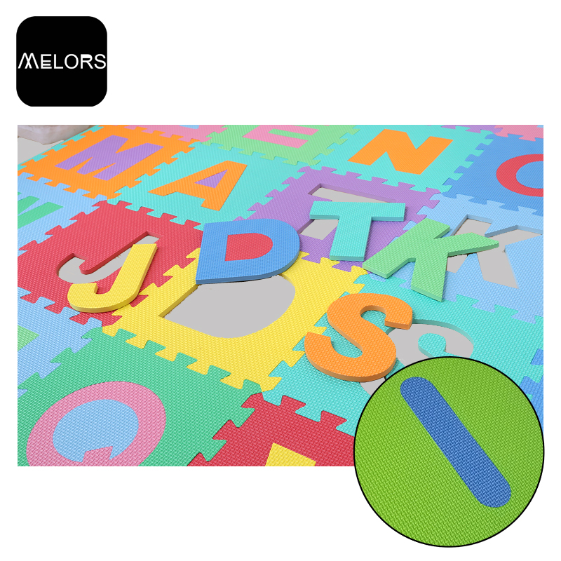 Melors Eva Alphabet Puzzle Tapete de espuma para brinquedoteca