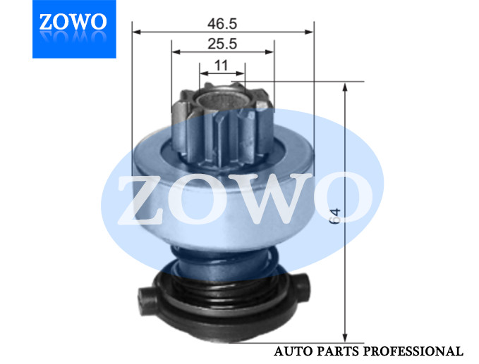 54 9139 Starter Bendix 9t Bosch