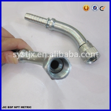 Carbon steel JIC threaded hydraulic JIC elbow female