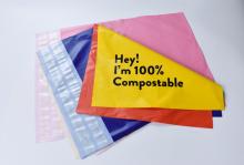 Personalized Logo Window Eco Friendly Mailer Bags