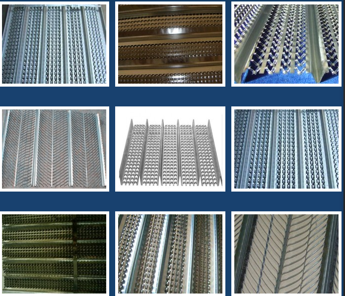 Galvanized ribbed formwork template formwork , construction formwork expanded metal