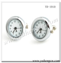 YH-1910 Novelty Oval Working Watch Cufflinks,Functional Clock Cufflinks