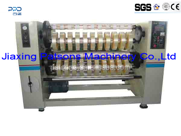 China manufacturer Semi-Automatic OPP BOPP adhesive tape slitting rewinding machine