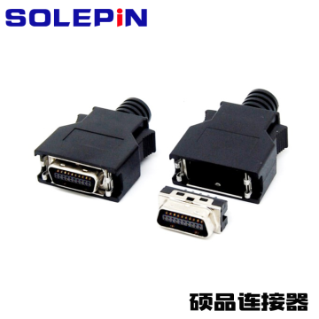 SCSI solder male connector type connector