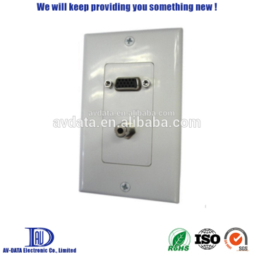 VGA and 3.5mm Audio Decora Wall Plate